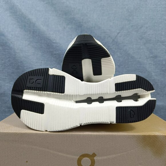 New ON Running Cloud Cloudnova Women's White Sand Running Sneaker - Picture 3 of 5